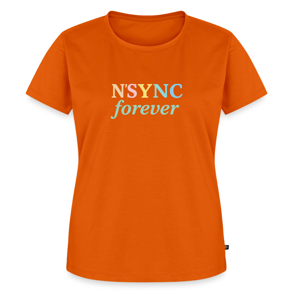 Frauen Premium T-Shirt "N'SYNC forever" - Orange 