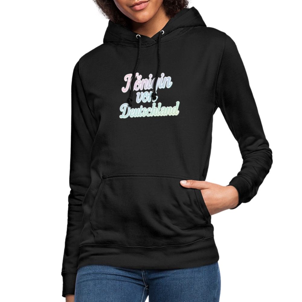 Frauen Hoodie "Königin von Deutschland" - Schwarz