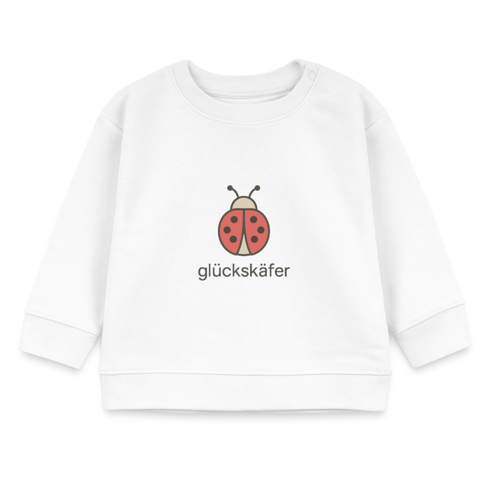 Bio-Sweatshirt "Käfer" - Weiß