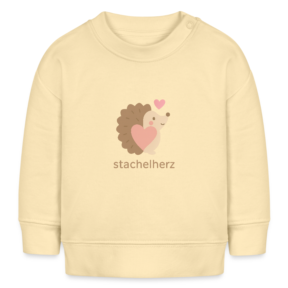 Bio-Sweatshirt "Igel" - Creme