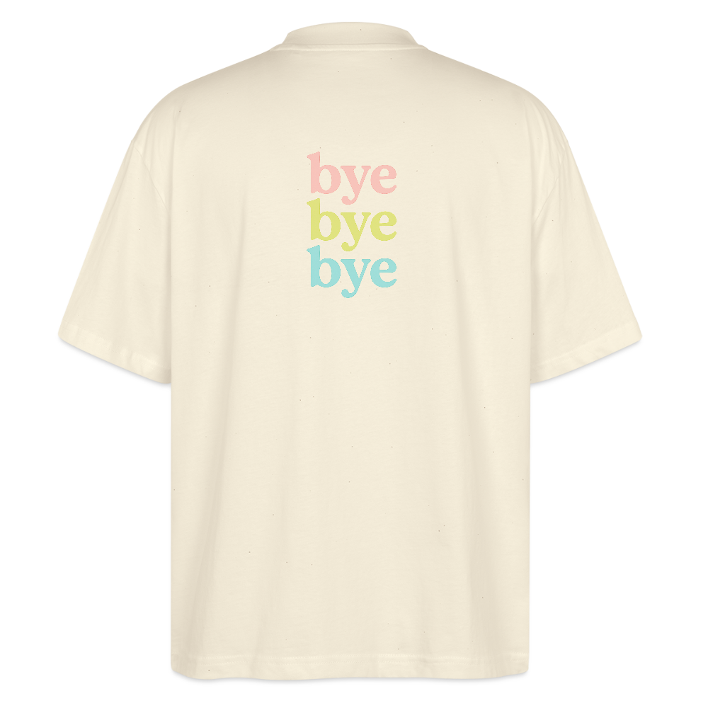 Oversized Shirt "N'SYNC bye" - Weißgrau