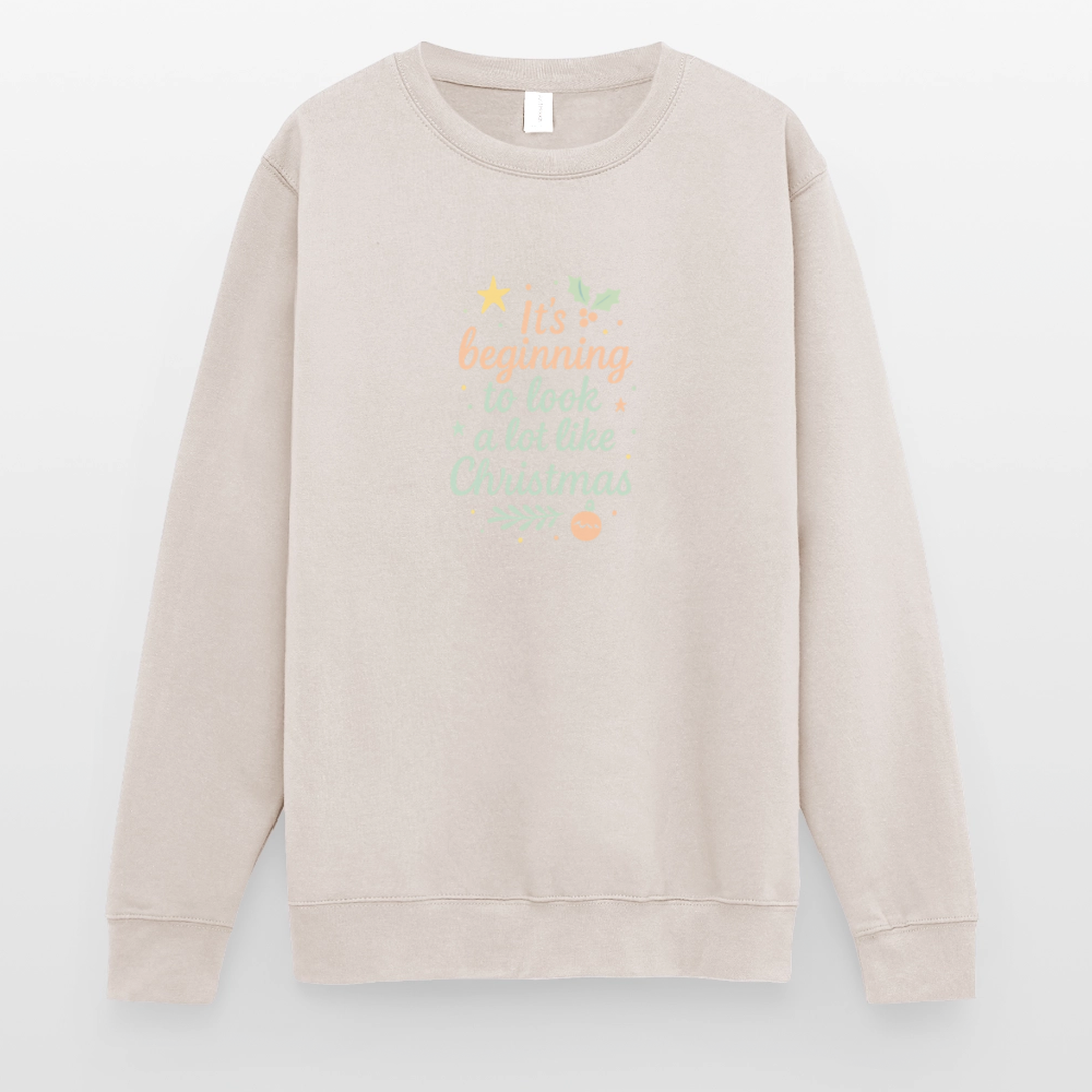Unisex Pullover "It's beginning to look like Christmas" - Sand
