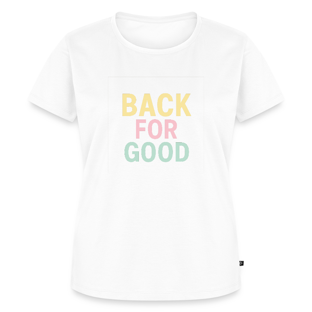 Frauen Premium T-Shirt "back for good" - Weiß