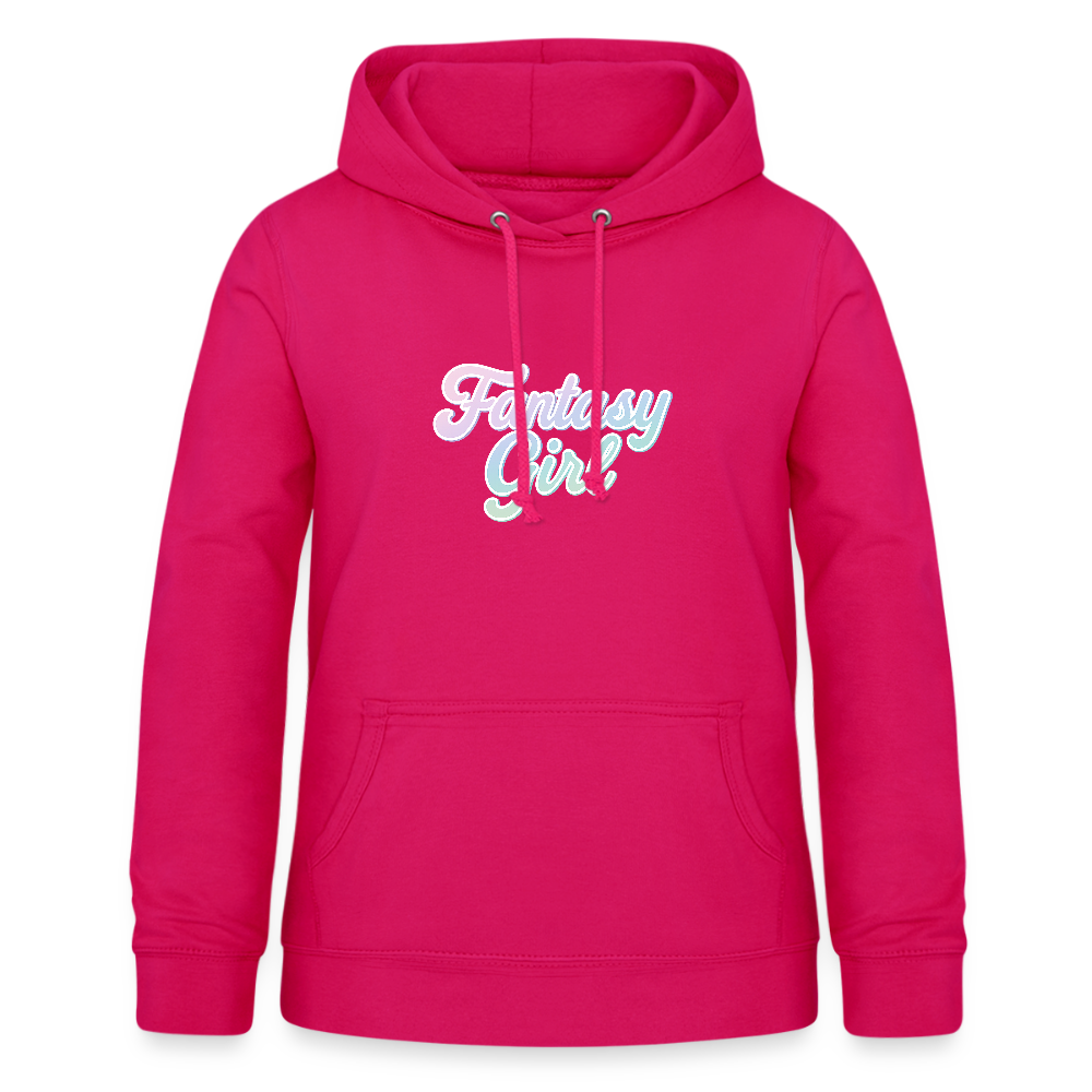Frauen Hoodie "Fantasy Girl" - dunkles Pink
