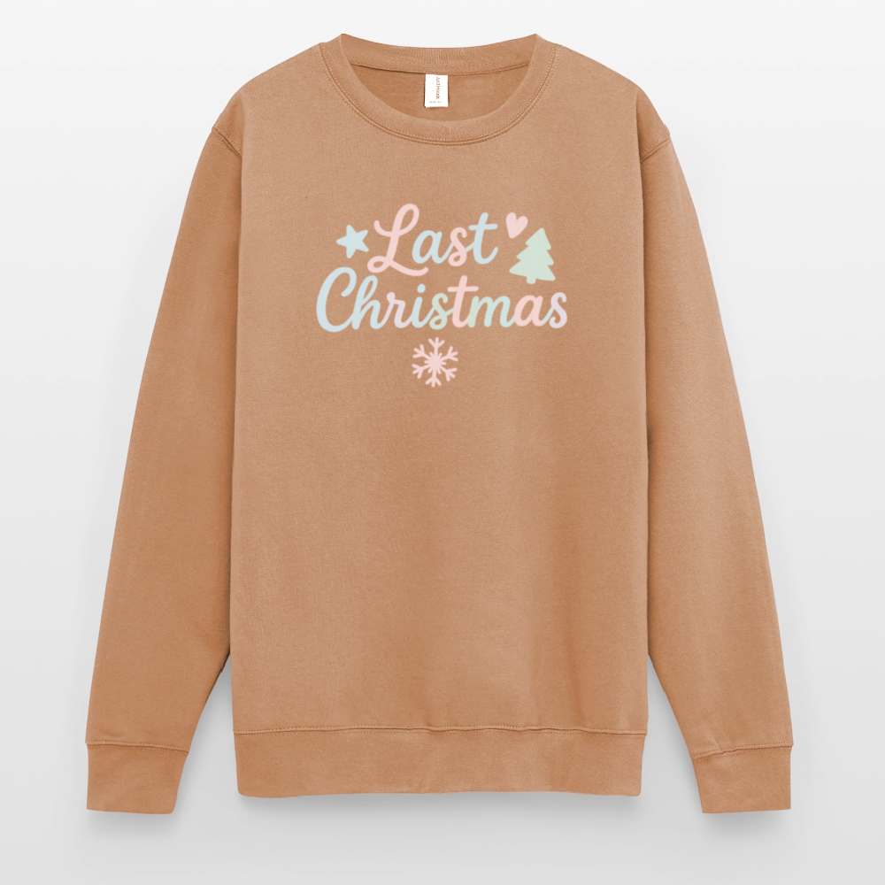 Unisex Pullover "Last Christmas" - Mocca