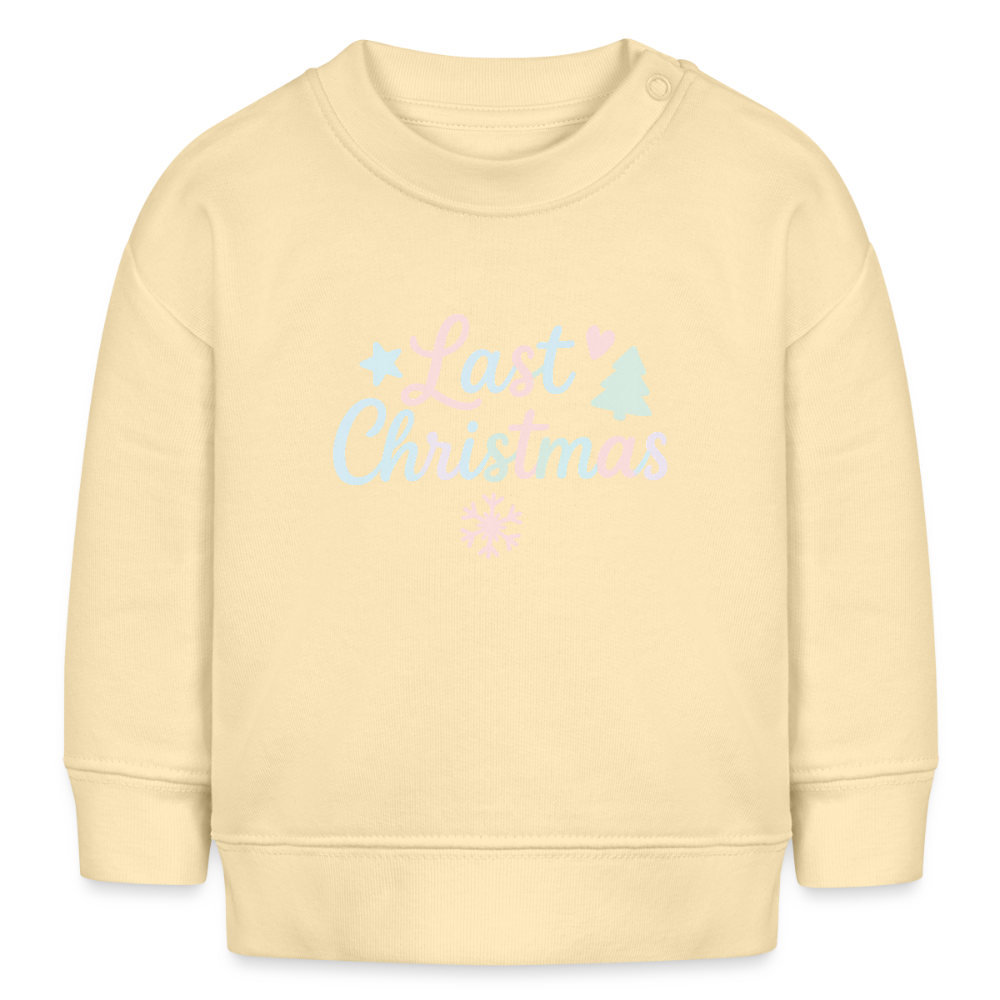 Bio-Sweatshirt "Last Christmas" - Creme
