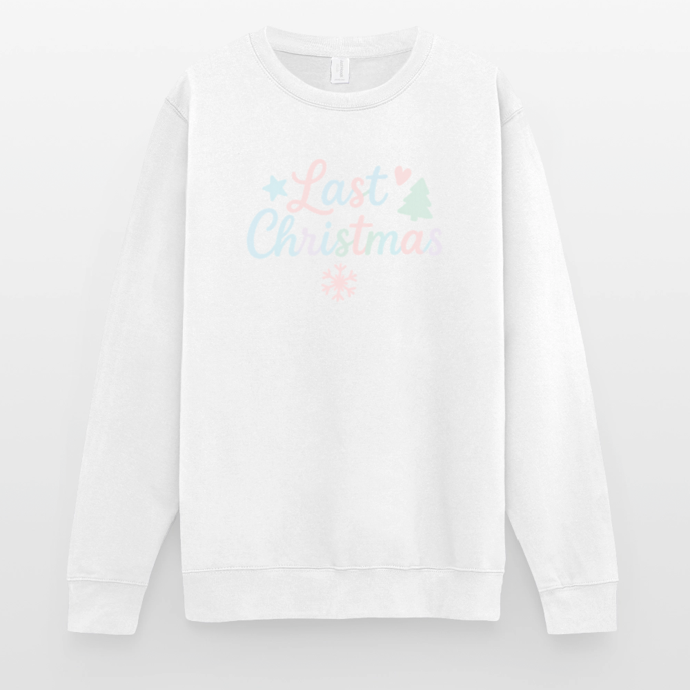 Unisex Pullover "Last Christmas" - Weiß
