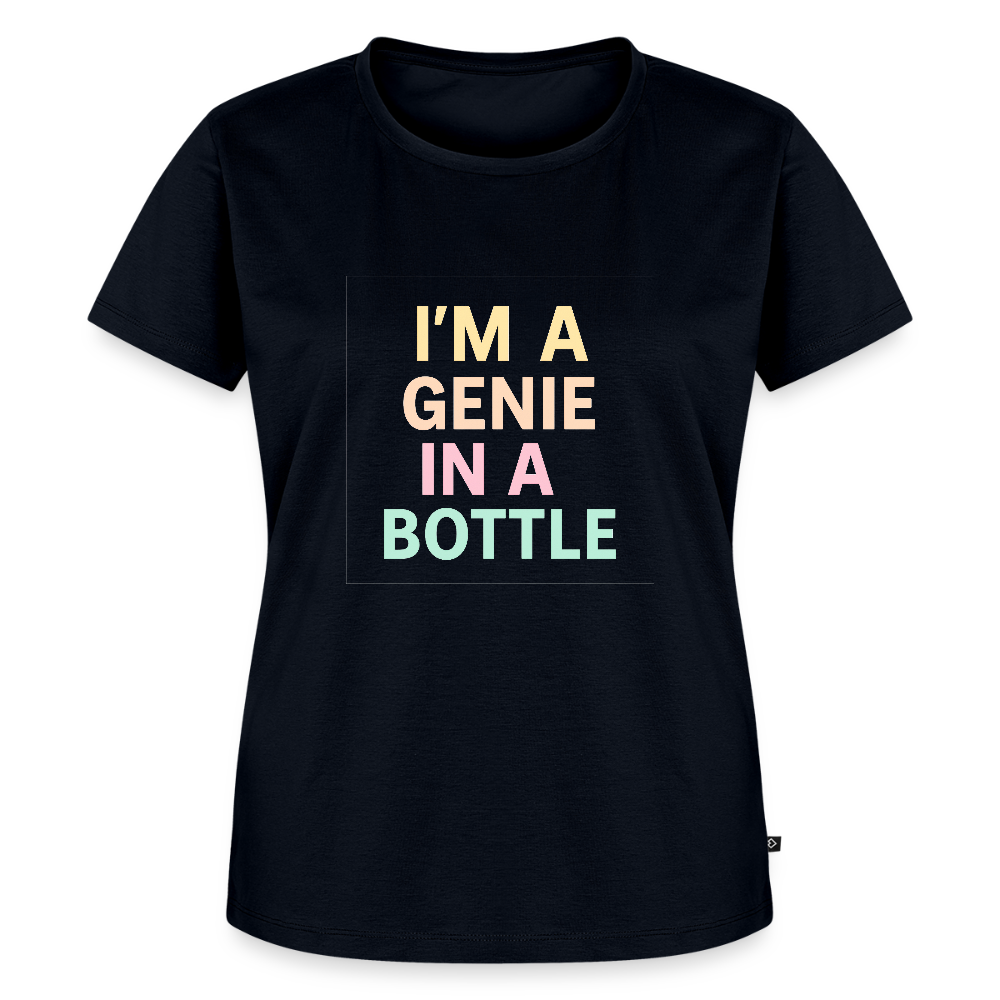 Frauen Premium T-Shirt "genie in a bottle" - Navy