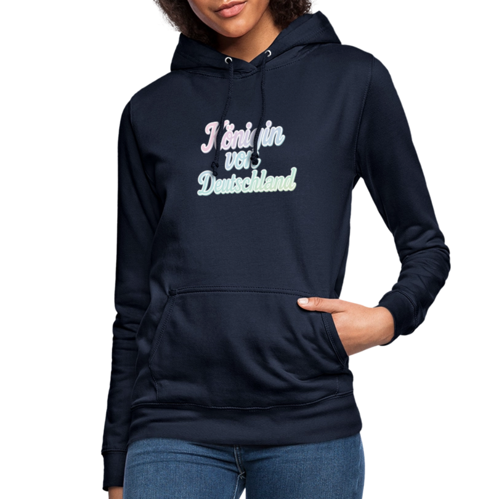 Frauen Hoodie "Königin von Deutschland" - Navy