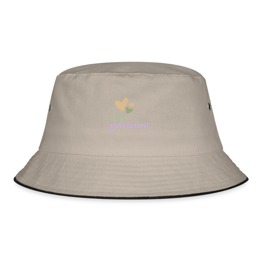 Fischerhut "nur geträumt" - Khaki/Schwarz