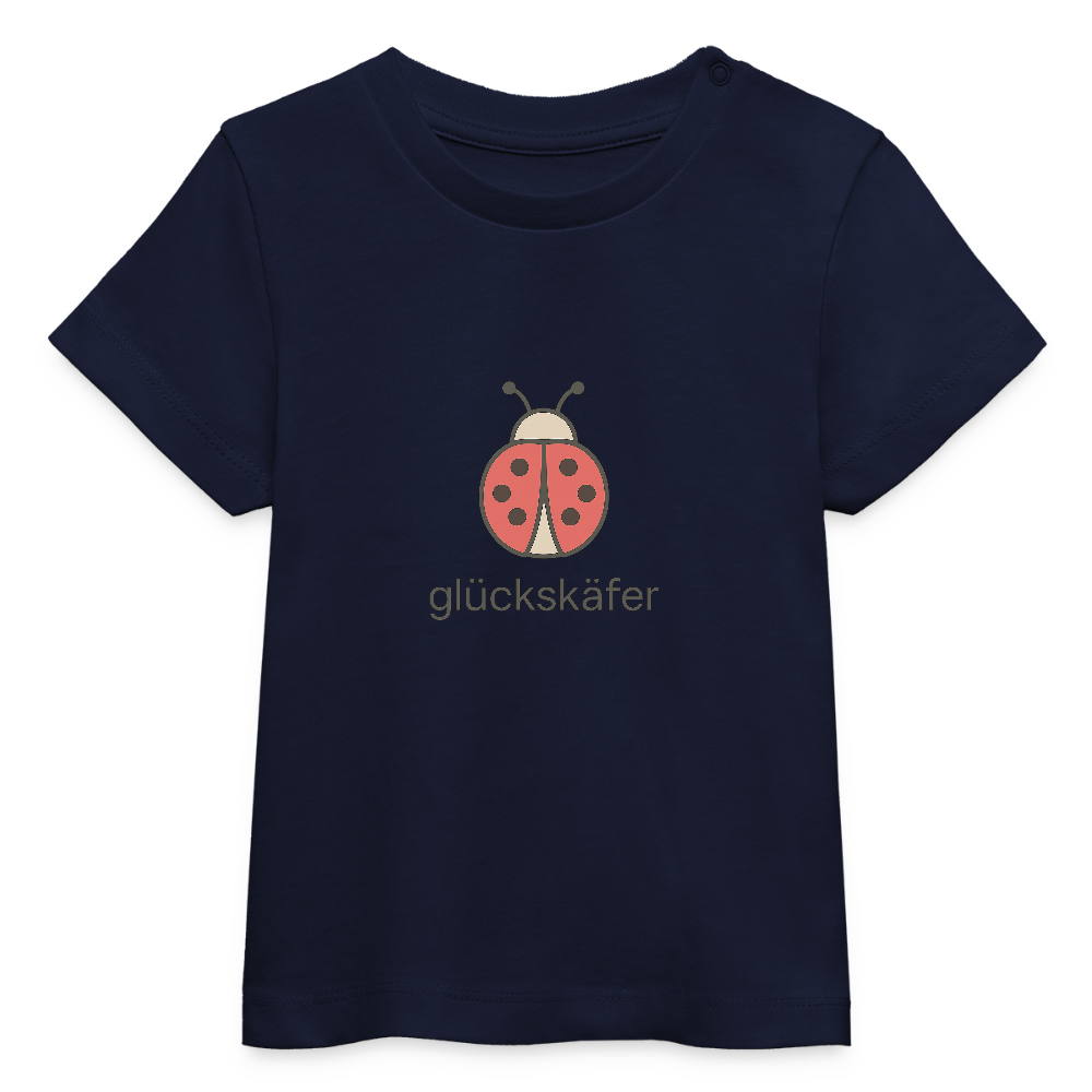 Baby Bio-T-Shirt "Käfer" - Navy