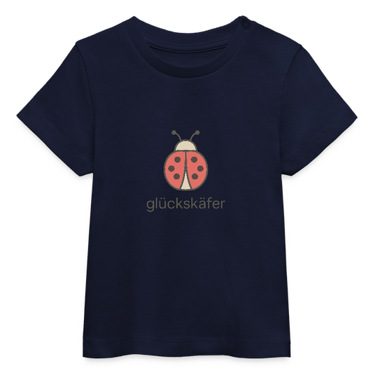 Baby Bio-T-Shirt "Käfer" - Navy