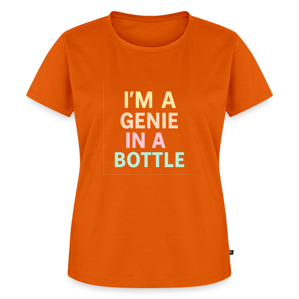 Frauen Premium T-Shirt "genie in a bottle" - Orange 