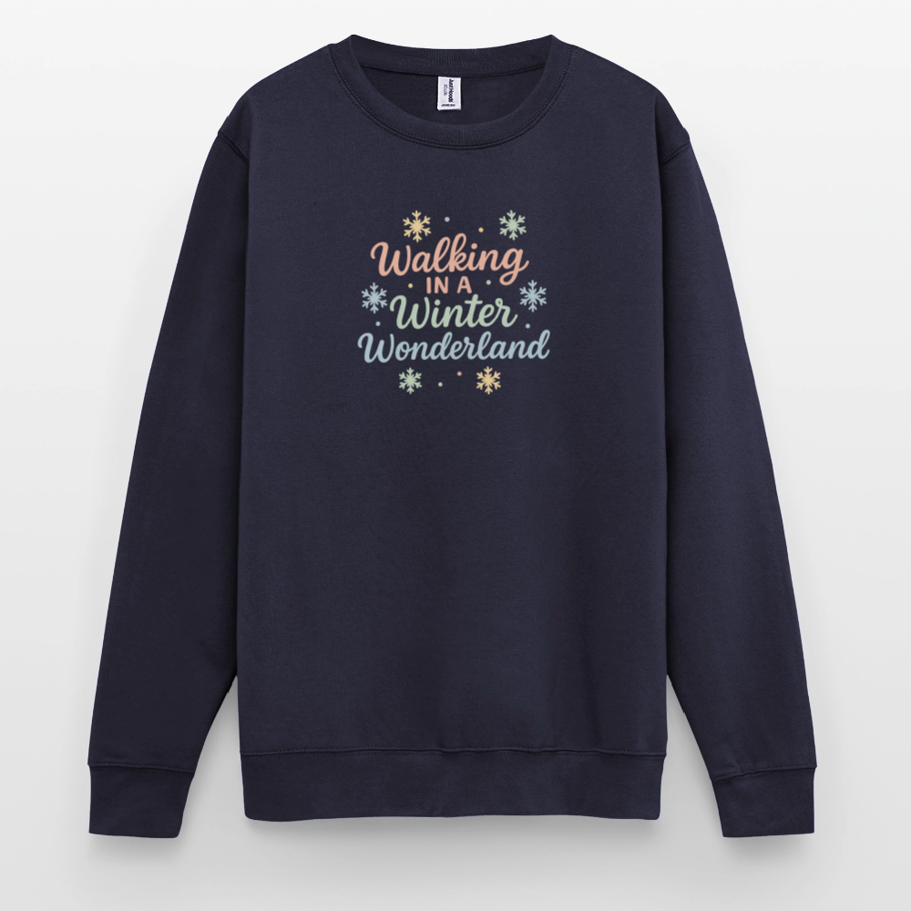 Unisex Pullover "Winter Wonderland" - Navy