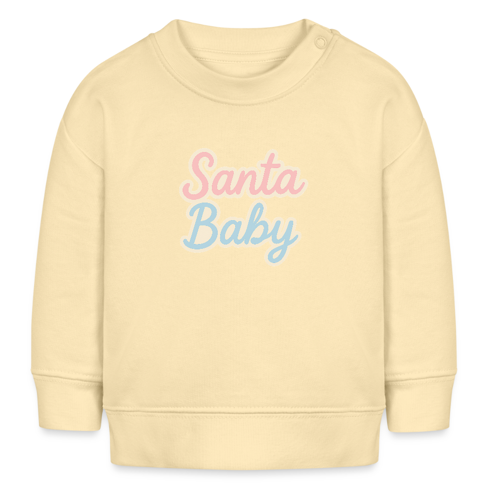 Kids Bio-Sweatshirt "Santa Baby" - Creme