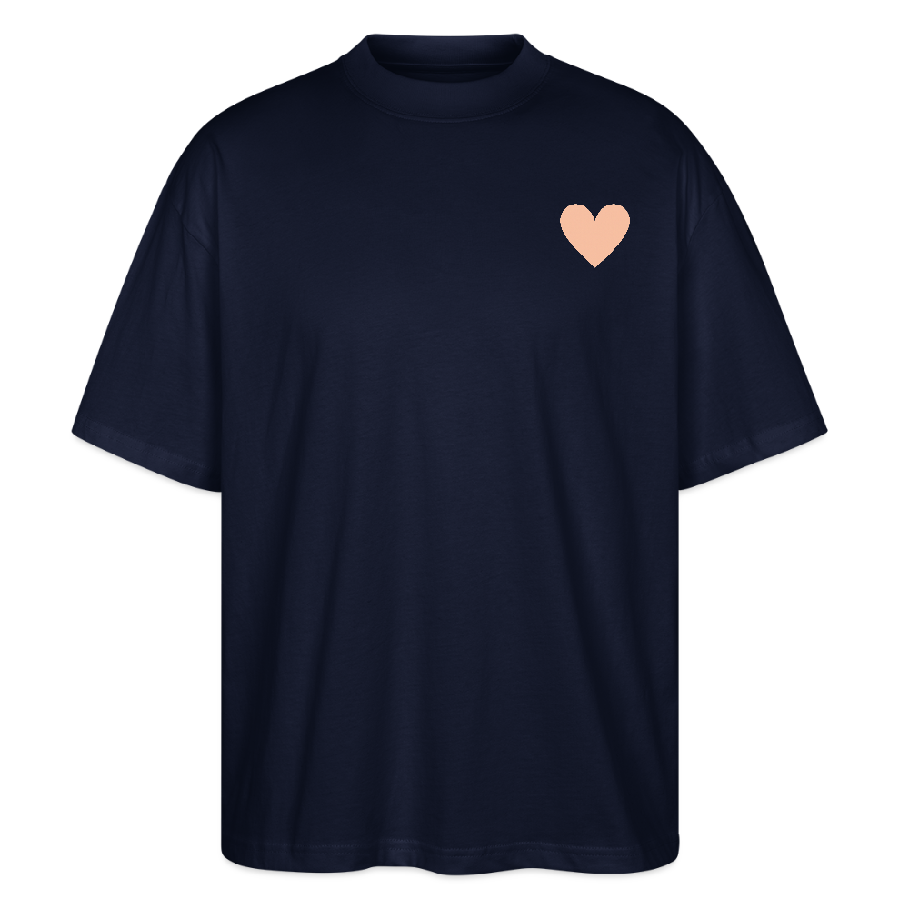 Oversized Shirt "Let's get loud" - Navy