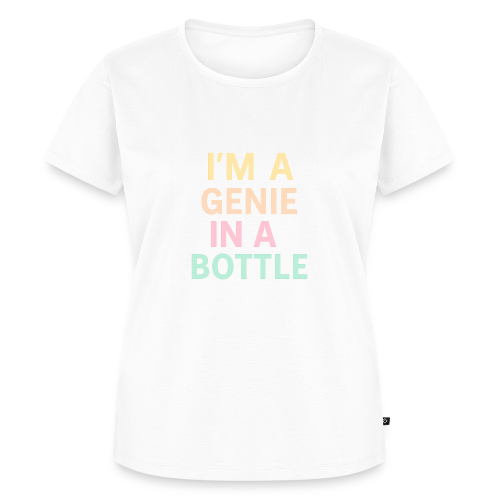 Frauen Premium T-Shirt "genie in a bottle" - Weiß