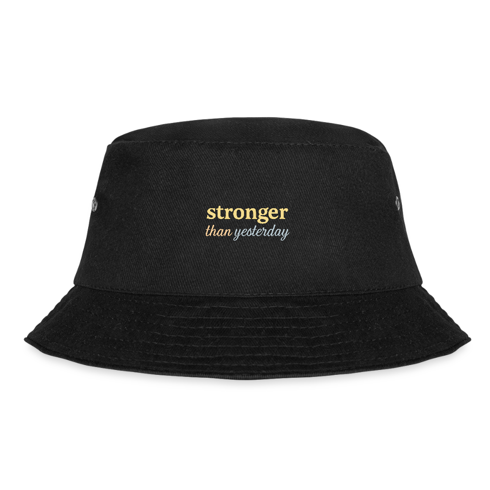 Fischerhut "stronger than yesterday" - Schwarz