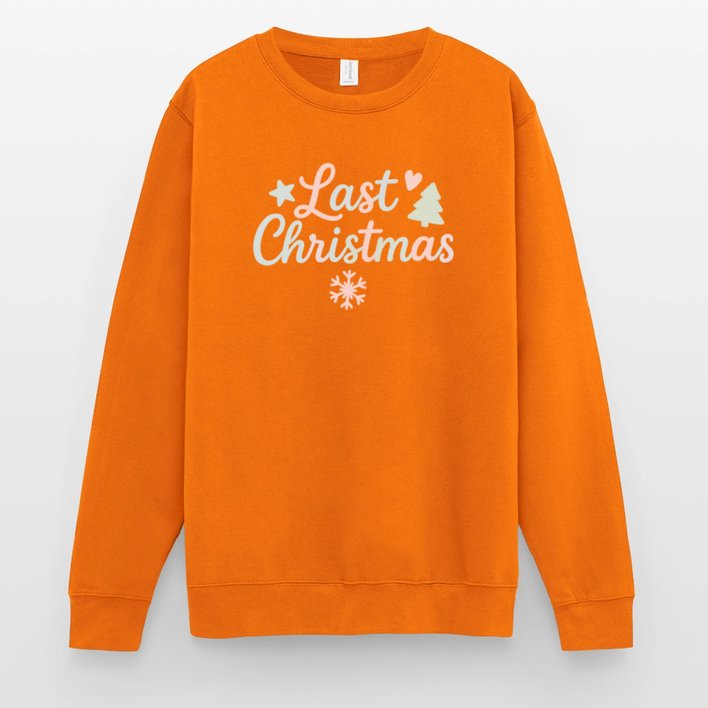 Unisex Pullover "Last Christmas" - Orange